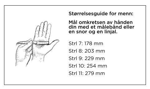 Sizeguide Hestra Herre