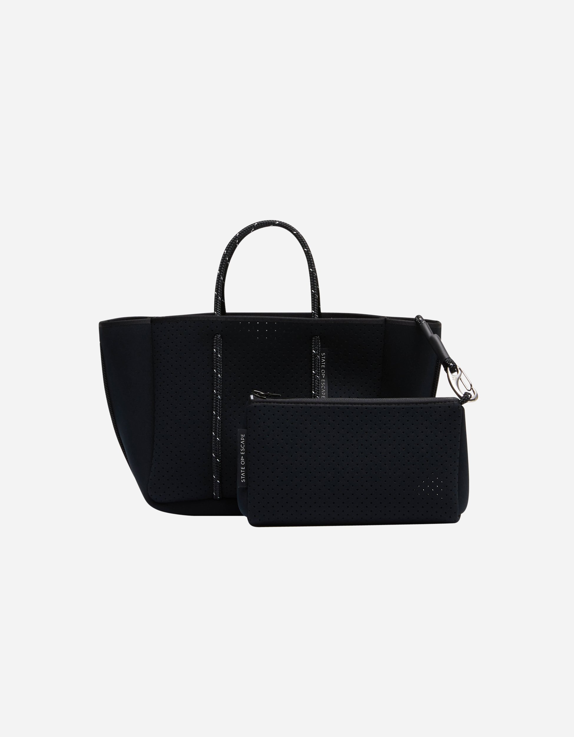 Petite Escape Tote Highlight Fleck Black | STATE OF ESCAPE