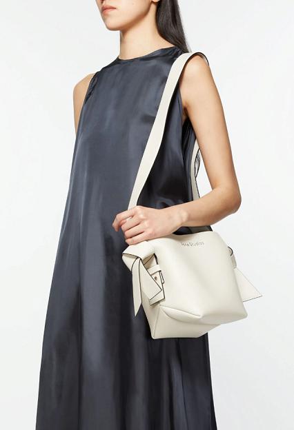 Acne Studios Musubi Mini Shoulder Bag R White/Black