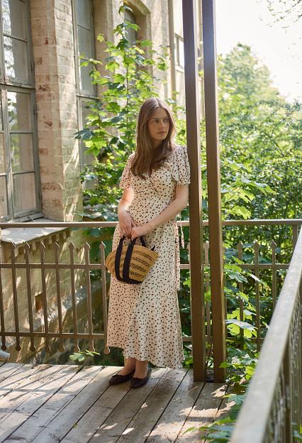 Adoore Ferrone Midi Dress White Cherry