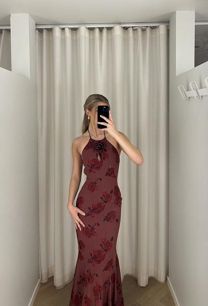 Adoore Rozzano Maxi Dress Burnt Sienna
