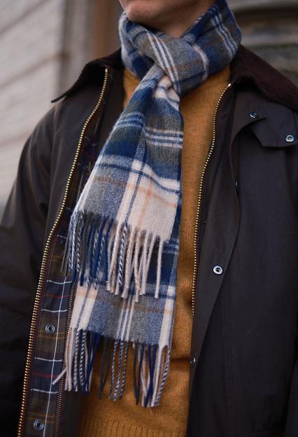 Barbour New Check Scarf Bark