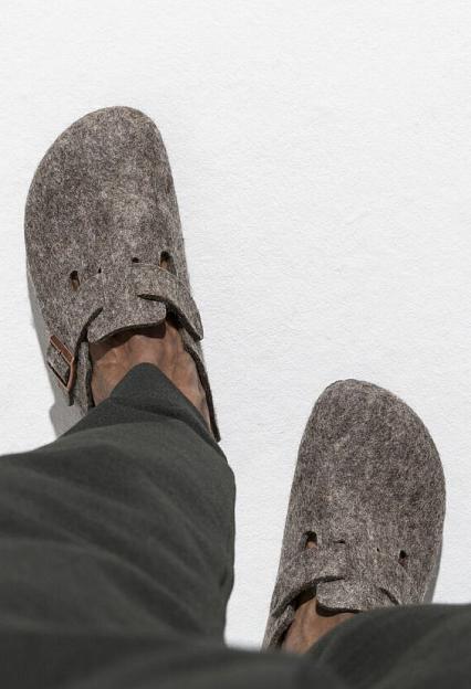 Birkenstock Boston Wool Felt Cacao