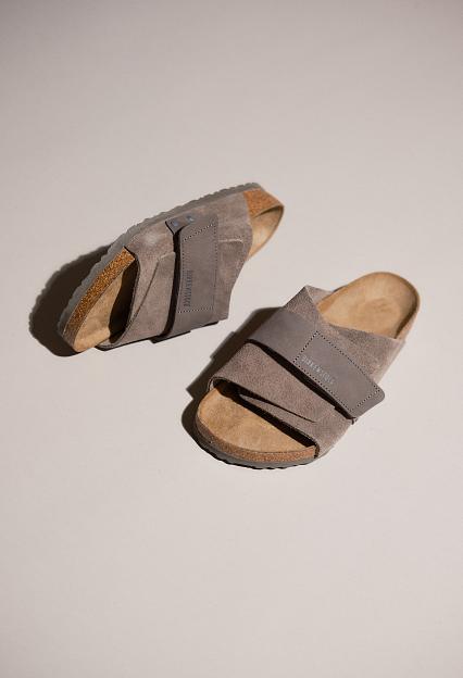 Birkenstock Kyoto Suede Concrete Grey