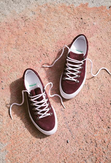 Diemme Marostica Low Platform Dark Cherry Suede