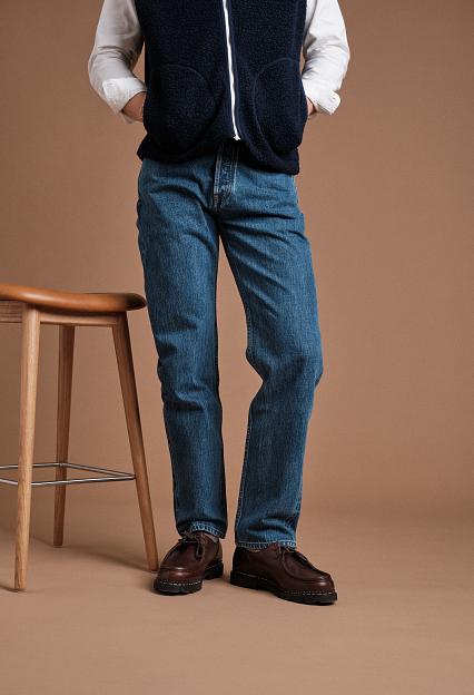 Drakes 5-Pocket Jap Selvedge Denim Mid-W Jean