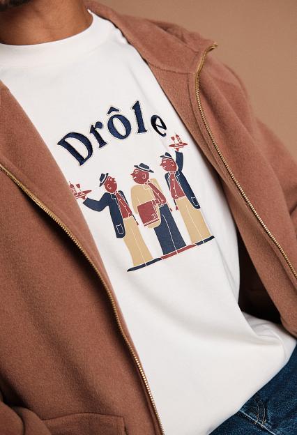 Drôle de Monsieur Le T-Shirt Crillon Cream