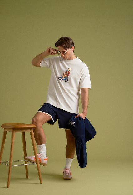 Drôle de Monsieur Le T-Shirt Golfeur Off White