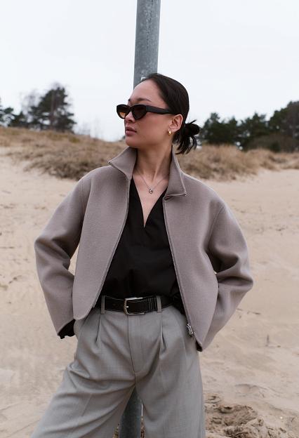 Filippa K Dafina Jacket Moss Grey