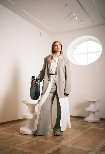 Filippa K Davina Blazer Sage Melange