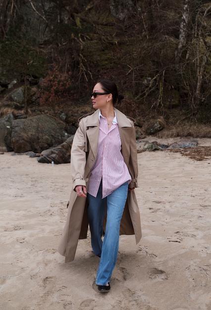 Filippa K Trench Coat Khaki Beige