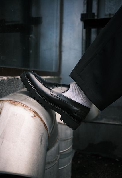 Garment Project Aron Penny Loafer Black