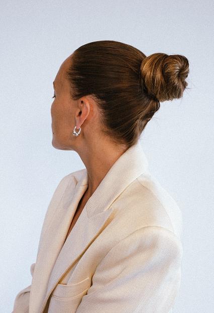 Josephine Studio Rose Hoop Small