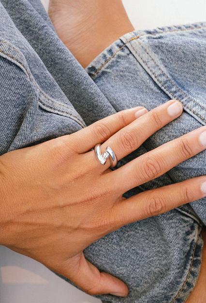 Josephine Studio Rose Ring Slim