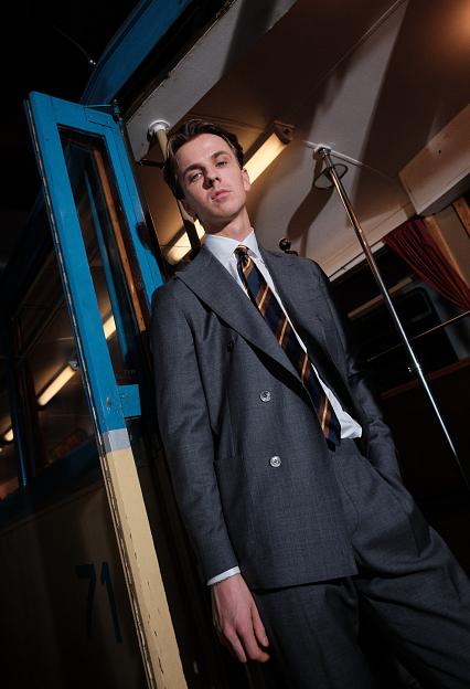 Onesto Vicenza Suit Grey Melange