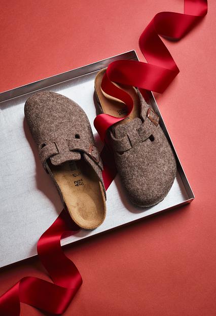 Birkenstock Boston Wool Felt Cacao