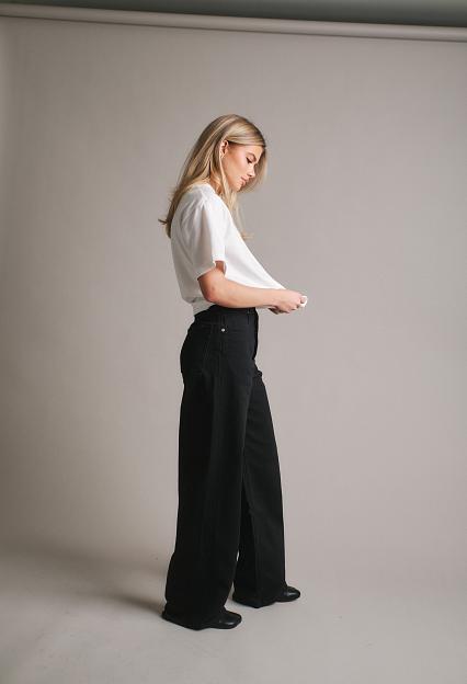 Livid Keri Japan Black Baggy Wide Leg Jeans 