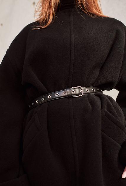 Toteme Eyelet Belt Black