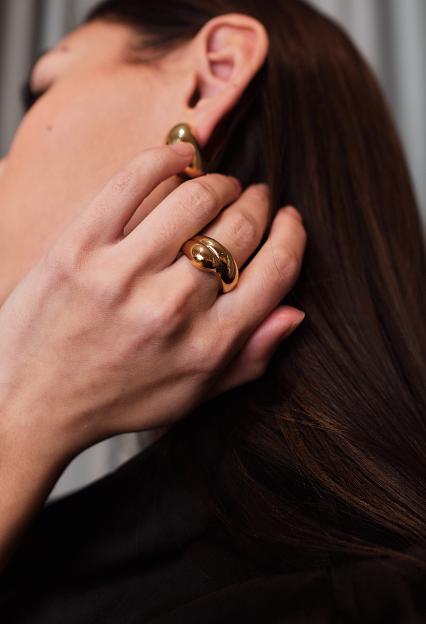 Maria Black Tryvann Trail Ring Gold