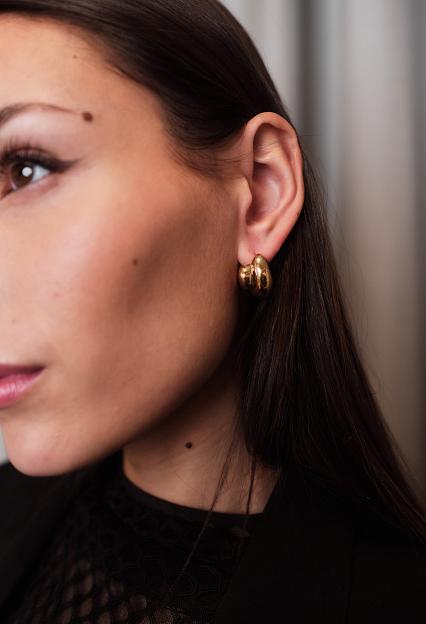 Maria Black Tryvann Trail Earring Gold Pair