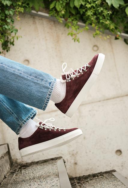 Diemme Marostica Low Dark Cherry Suede