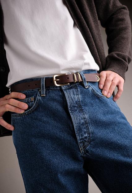 Molebo Refined Western Belt Brown