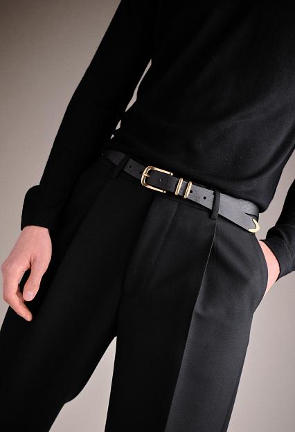 Molebo Refined Western Belt Black
