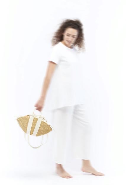 MUUN Mini Sophie Ecru Handle Ecru Pouch