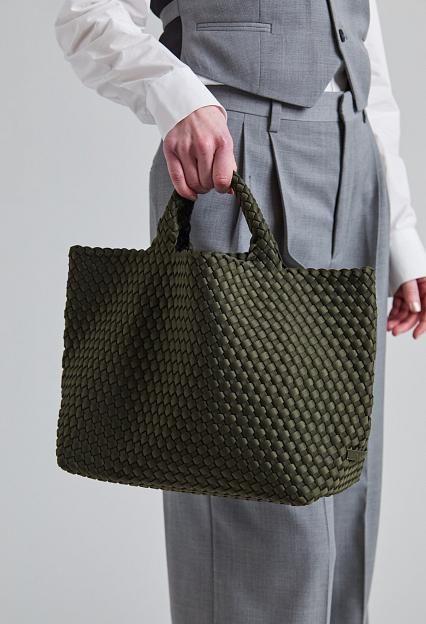 Naghedi St Barths Medium Tote Olive