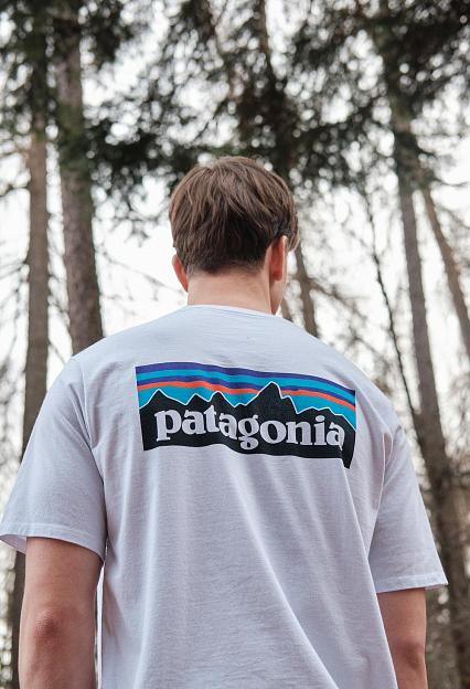 Patagonia P-6 Logo Responsibili-Tee White