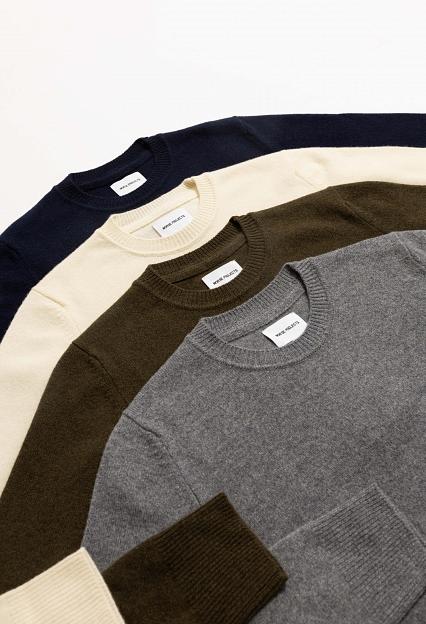 Norse Projects Sigfred Lambswool Dark Olive