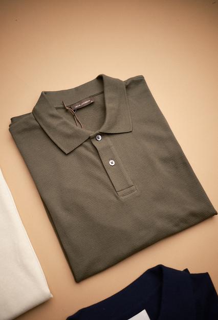 Oscar Jacobson Alex Polo Shirt Green Cervo