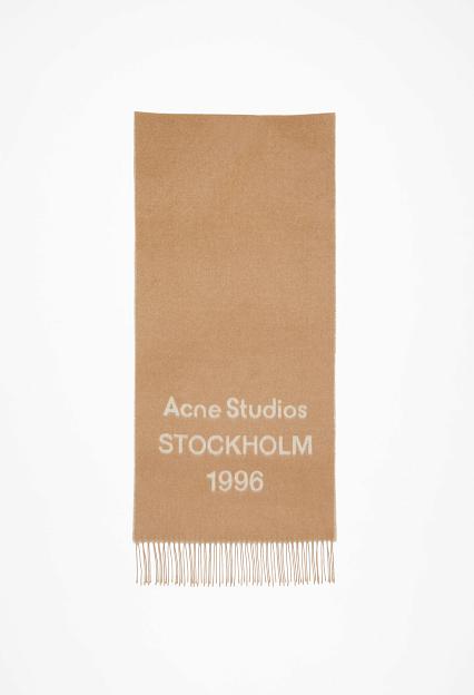 ACNE STUDIOS FN-UX-SCAR000432 Camel/Ecru