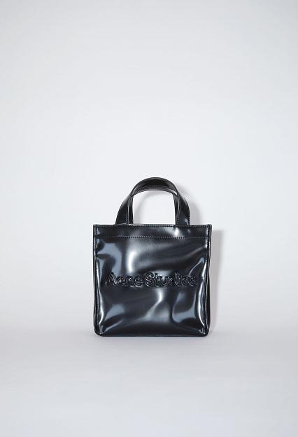 Acne Studios Logo Shopper Mini Black