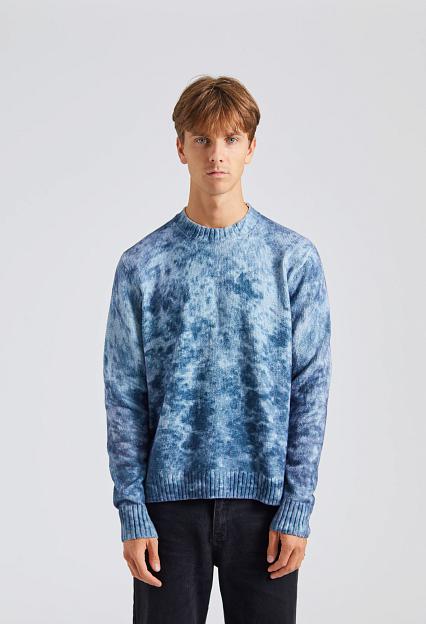 Acne Studios FN-MN-KNIT000475 Navy/Pale Blue