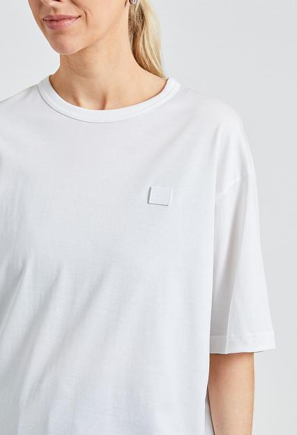 Crew Neck T-shirt Relaxed Fit Optic White FA-UX-TSHI000244