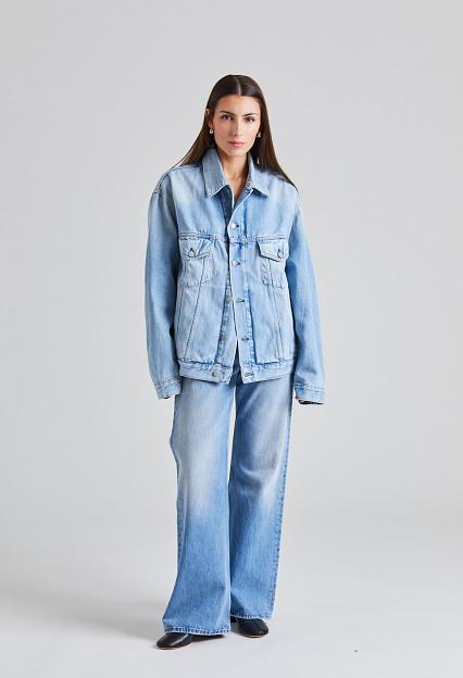 Acne Studios Denim Jacket - Relaxed Fit FN-UX-OUTW000065 Light Blue 