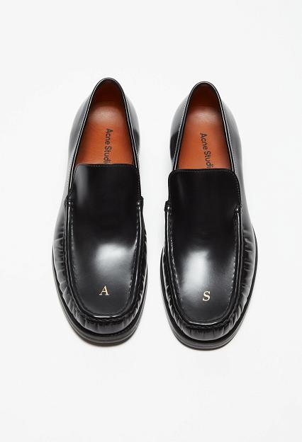 Acne Studios Leather Loafers FN-MN-SHOE000286 Black