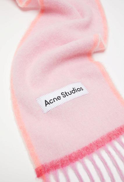 Acne Studios FN-UX-SCAR000328 Pink Skjerf