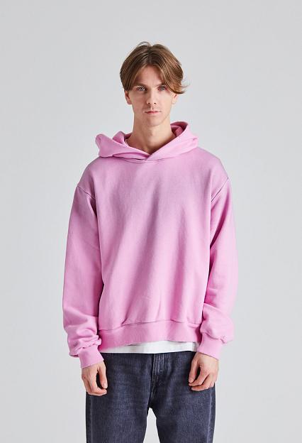 Acne Studios Logo Hooded Sweater Cotton Candy Pink FN-UX-SWEA000020