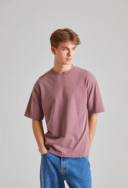 Acne Studios Crew Neck T-Shirt Plum Purple FN-UX-TSHI000018