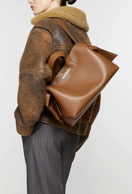Acne Studios Musubi Tote Bag Camel Brown