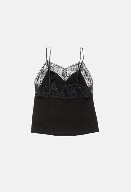 Acne Studios Lace strap blouse FN-WN-BLOU001165 Black
