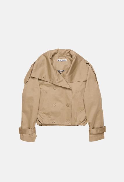 Acne Studios Twill jacket FN-WN-OUTW001104 Mud Beige