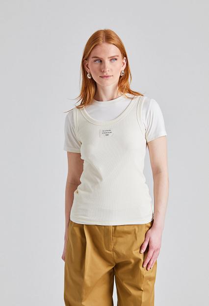 Acne Studios Layered T-Shirt Off White FN-WN-TSHI000709