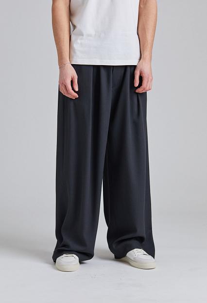 Acne Studios Logo Tape Trousers Charcoal Grey FN-MN-TROU001028