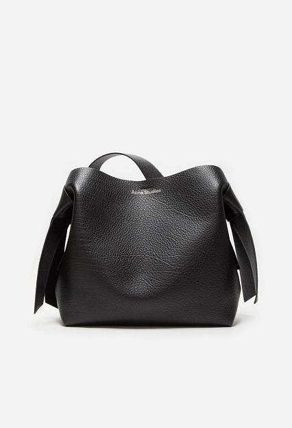 Acne Studios Musubi Midi Shoulder Bag Grain Black