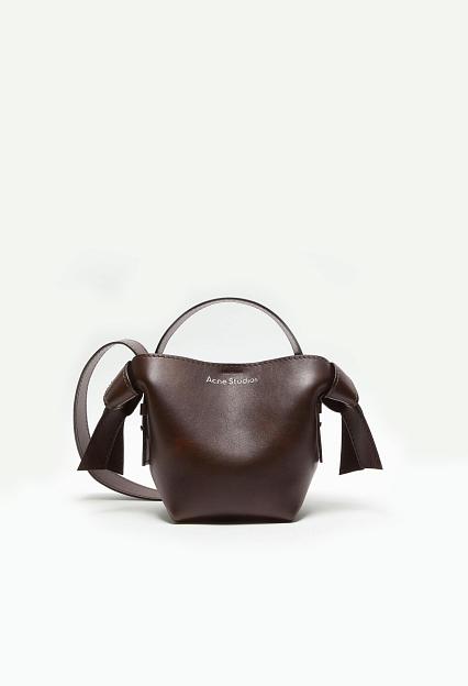 Acne Studios Musubi mini FN-WN-BAGS000453 Dark Brown