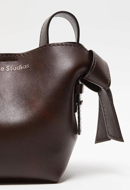 Acne Studios Musubi mini FN-WN-BAGS000453 Dark Brown