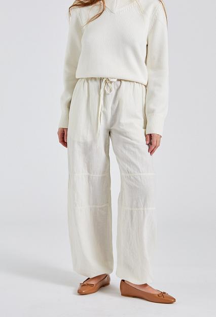 Acne Studios Relaxed Drawstring Trousers Warm White FN-WN-TROU001105 